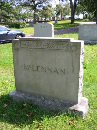 Photo of headstones/Augustus Duncan McLennan 1871-1945 hdstn Front